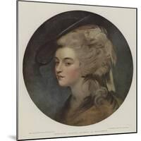 Georgiana Spencer, Duchess of Devonshire-Sir Joshua Reynolds-Mounted Giclee Print