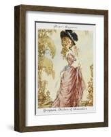 Georgiana Spencer Duchess of Devonshire-null-Framed Art Print