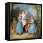 Georgina, Emily and Augusta Rose, C.1848-Martha Berkeley-Framed Stretched Canvas