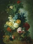 Still Life of Roses and Delphiniums-Georgius Jacobus J. van Os-Giclee Print