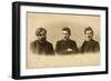 Georgy Chulkov, Vasili Milioti and Genrich Tasteven, Russian Writers, 1900s-null-Framed Giclee Print