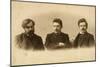 Georgy Chulkov, Vasili Milioti and Genrich Tasteven, Russian Writers, 1900s-null-Mounted Giclee Print