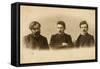 Georgy Chulkov, Vasili Milioti and Genrich Tasteven, Russian Writers, 1900s-null-Framed Stretched Canvas