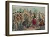 Georgy Porgy the First Going Out for a Ride in His State Coachy Poachy, 1850-John Leech-Framed Giclee Print