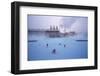 Geothermal Bathing, Blue Lagoon, Reykjanes Peninsula, Iceland, Polar Regions-Geoff Renner-Framed Photographic Print