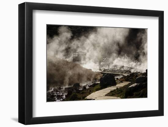 Geothermal Fields at Krysuvik, Reykjanes Peninsula, Iceland, Polar Regions-Yadid Levy-Framed Photographic Print