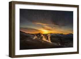 Geothermal Hot Springs, Mud Pots and Fumaroles, Namaskard Close to Lake Myvatn, Northern, Iceland-Ragnar Th Sigurdsson-Framed Photographic Print