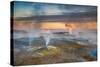 Geothermal Hot Springs, Mud Pots and Fumaroles, Namaskard Close to Lake Myvatn, Northern, Iceland-Ragnar Th Sigurdsson-Stretched Canvas