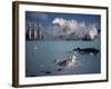 Geothermal Power Plant and Blue Lagoon at Svartsengi, Iceland, Polar Regions-Hart Kim-Framed Photographic Print