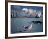 Geothermal Power Plant and Blue Lagoon at Svartsengi, Iceland, Polar Regions-Hart Kim-Framed Photographic Print