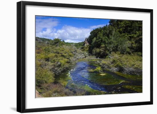 Geothermal River in the Waimangu Volcanic Valley, North Island, New Zealand, Pacific-Michael Runkel-Framed Photographic Print
