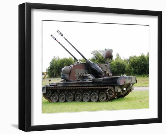 Gepard Anti-Aircraft Tank of the Belgian Army-Stocktrek Images-Framed Photographic Print