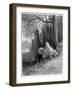 Geraint and Enid Ride Away, Illustration from 'Idylls of the King' by Alfred Tennyson-Gustave Doré-Framed Giclee Print