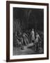 Geraint Slays Lord Doorm-Gustave Doré-Framed Art Print