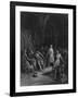 Geraint Slays Lord Doorm-Gustave Doré-Framed Art Print