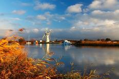 Barge on River Thurne, Norfolk Broads, Norfolk-Geraint Tellem-Photographic Print