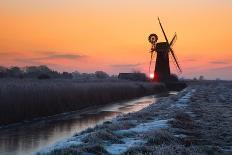 Barge on River Thurne, Norfolk Broads, Norfolk-Geraint Tellem-Photographic Print