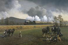 Great Western Near South Brent, 1913-Gerald Broom-Giclee Print