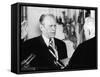 Gerald Ford Takes the Oath of Office as the 38th President of the United States-null-Framed Stretched Canvas