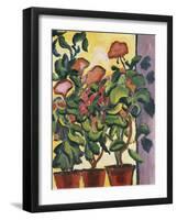 Geranium Am Fenster-Auguste Macke-Framed Giclee Print