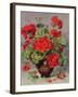 Geranium in an Earthenware Vase-Albert Williams-Framed Giclee Print