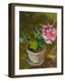 Geranium Oil Painting-Anna Pismenskova-Framed Photographic Print