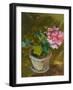 Geranium Oil Painting-Anna Pismenskova-Framed Photographic Print