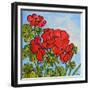 Geranium-Joan Thewsey-Framed Giclee Print