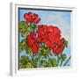 Geranium-Joan Thewsey-Framed Giclee Print