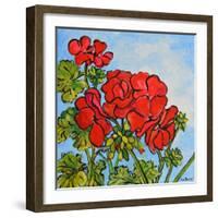 Geranium-Joan Thewsey-Framed Giclee Print