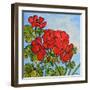 Geranium-Joan Thewsey-Framed Giclee Print