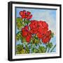 Geranium-Joan Thewsey-Framed Giclee Print