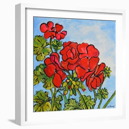 Geranium-Joan Thewsey-Framed Giclee Print