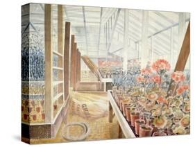 Geraniums and Carnations-Eric Ravilious-Stretched Canvas
