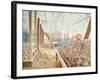 Geraniums and Carnations-Eric Ravilious-Framed Giclee Print