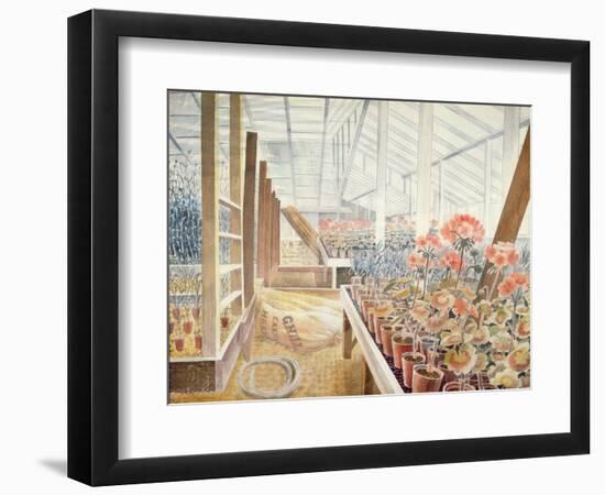 Geraniums and Carnations-Eric Ravilious-Framed Premium Giclee Print