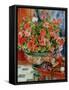 Geraniums and Cats, 1881-Pierre-Auguste Renoir-Framed Stretched Canvas