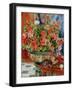 Geraniums and Cats, 1881-Pierre-Auguste Renoir-Framed Giclee Print