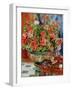 Geraniums and Cats, 1881-Pierre-Auguste Renoir-Framed Giclee Print