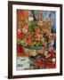 Geraniums and Cats, 1881-Pierre-Auguste Renoir-Framed Giclee Print