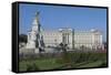 Geraniums at Buckingham Palace, London, England, United Kingdom, Europe-James Emmerson-Framed Stretched Canvas