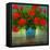 Geraniums I-Sheila Finch-Framed Stretched Canvas