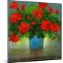 Geraniums I-Sheila Finch-Mounted Art Print