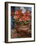 Geraniums in a Copper Basin, 1880 by Renoir-Pierre Auguste Renoir-Framed Giclee Print