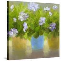 Geraniums IV-Sheila Finch-Stretched Canvas