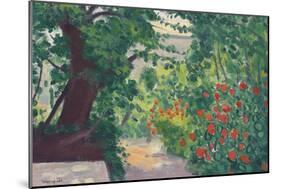 Géraniums l'Été-Albert Marquet-Mounted Giclee Print