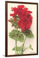 Geraniums-null-Framed Art Print