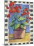 Geraniums-Fiona Stokes-Gilbert-Mounted Giclee Print