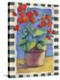 Geraniums-Fiona Stokes-Gilbert-Stretched Canvas