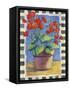 Geraniums-Fiona Stokes-Gilbert-Framed Stretched Canvas